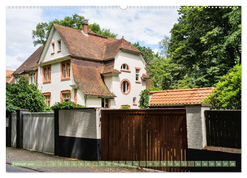 Die Villenkolonie in Buchschlag (CALVENDO Premium Wandkalender 2026)