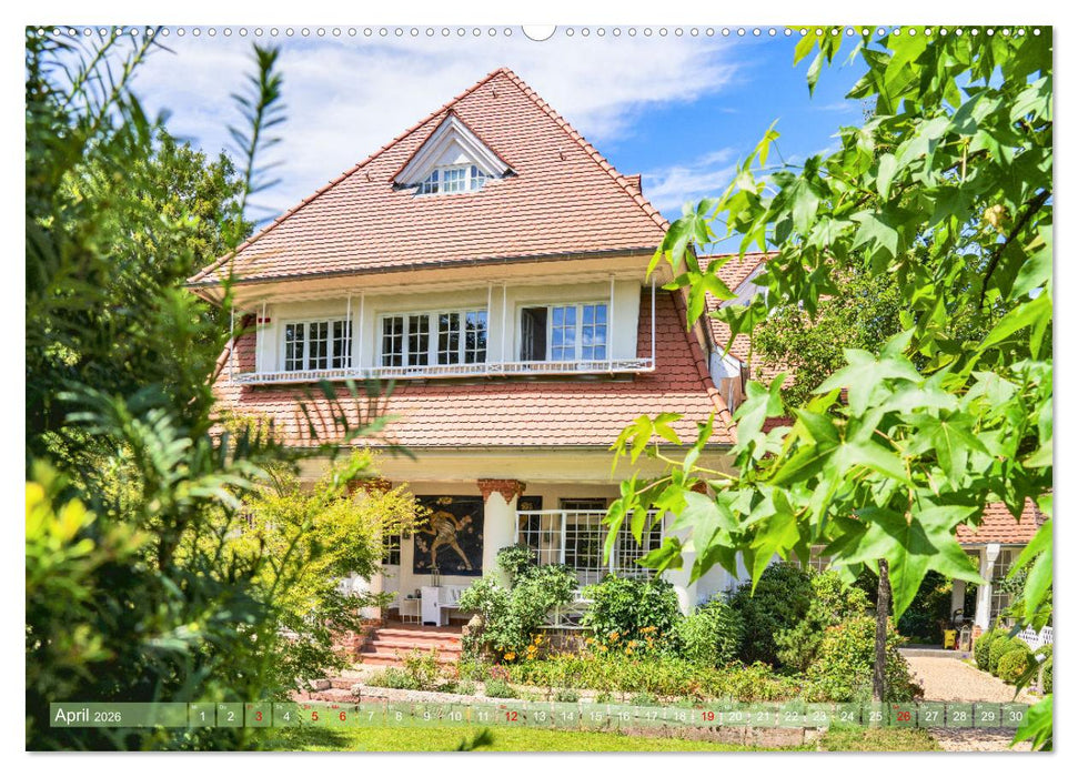 Die Villenkolonie in Buchschlag (CALVENDO Premium Wandkalender 2026)
