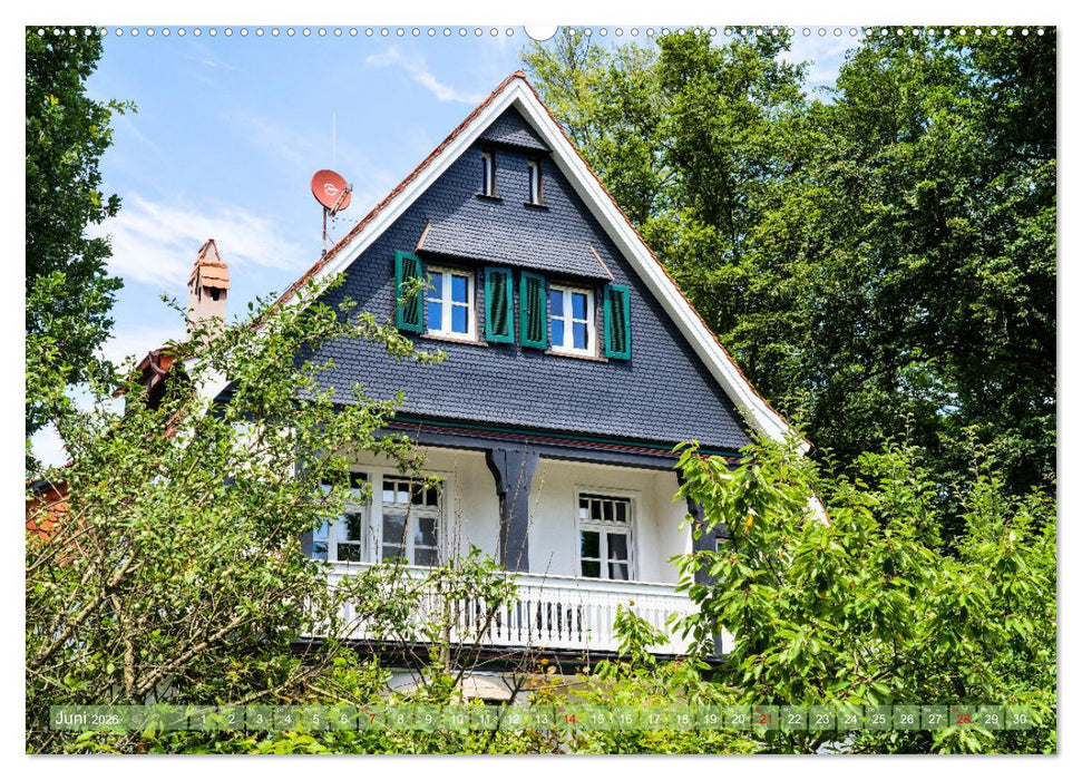 Die Villenkolonie in Buchschlag (CALVENDO Premium Wandkalender 2026)