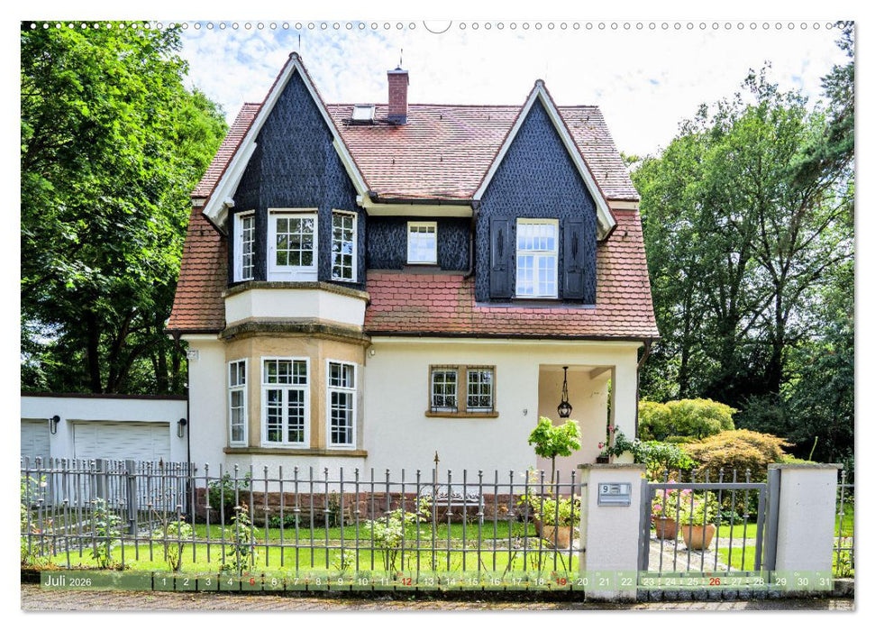 Die Villenkolonie in Buchschlag (CALVENDO Premium Wandkalender 2026)