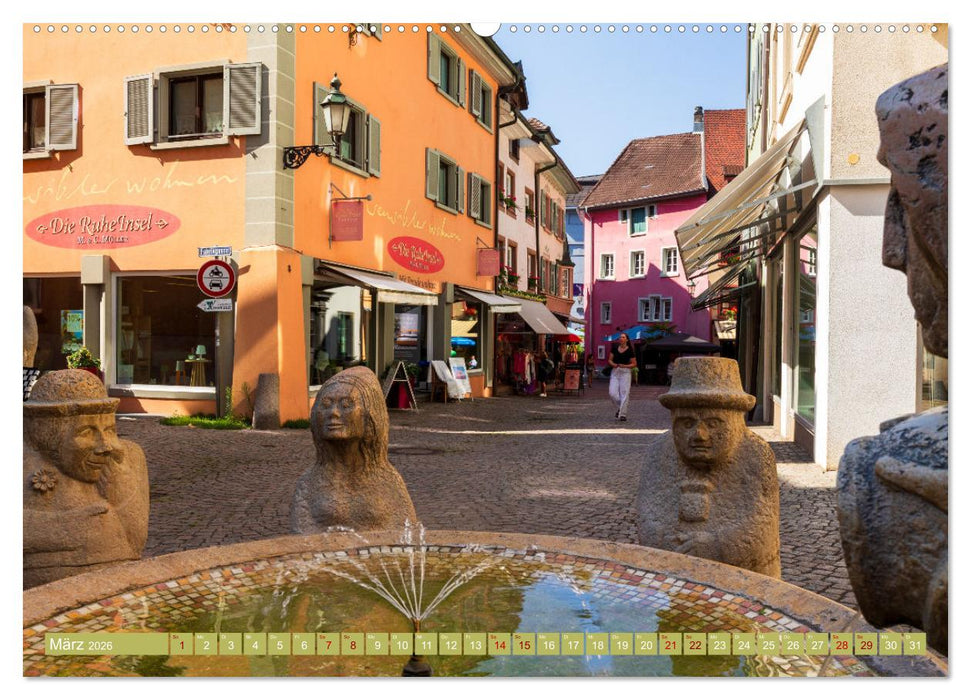 Bad Säckingen - Charmantes Städtchen am Rhein (CALVENDO Premium Wandkalender 2026)