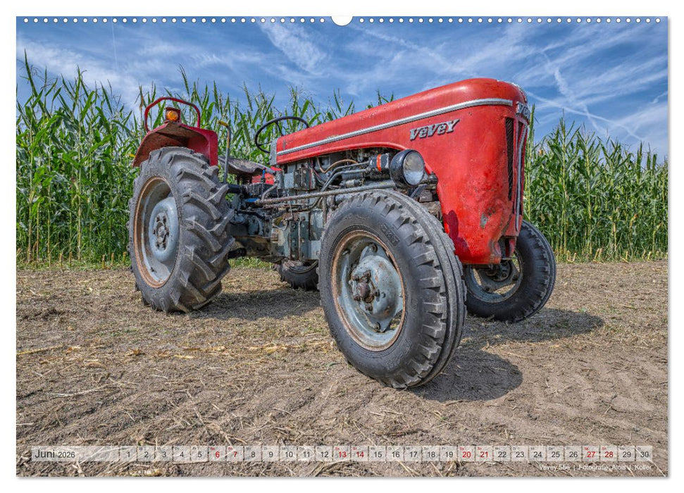 Traktoren – Nostalgie auf dem Bauernhof (CALVENDO Wandkalender 2026)