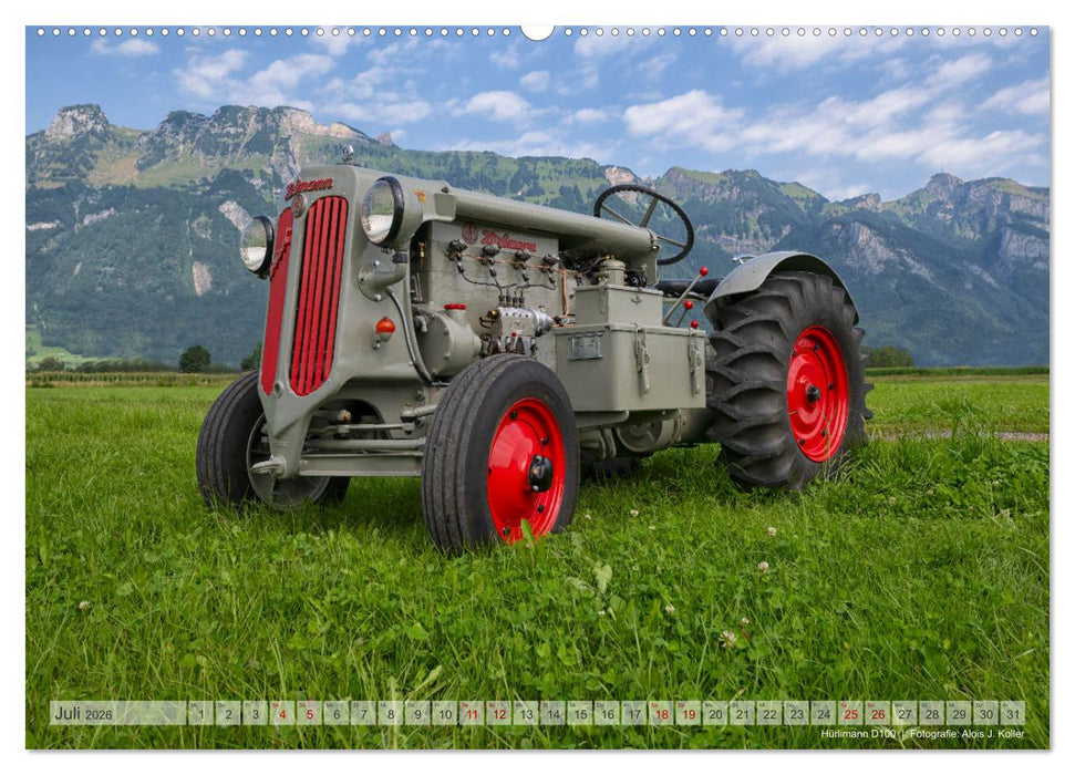 Traktoren – Nostalgie auf dem Bauernhof (CALVENDO Premium Wandkalender 2026)
