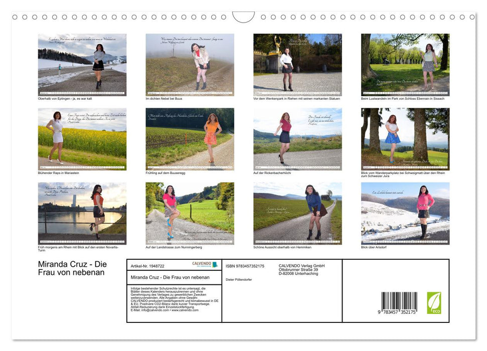 Miranda Cruz - Die Frau von nebenan (CALVENDO Wandkalender 2026)