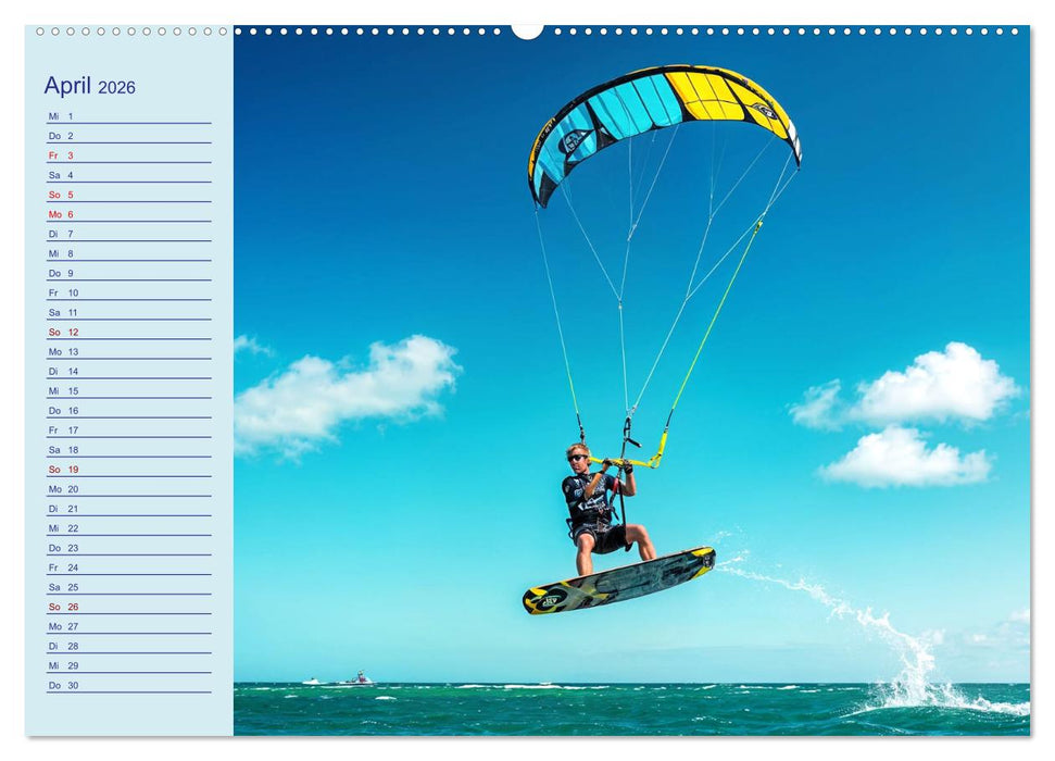 KI Aqua-Emotionen - Ein Jahr voller Wassersport (CALVENDO Wandkalender 2026)