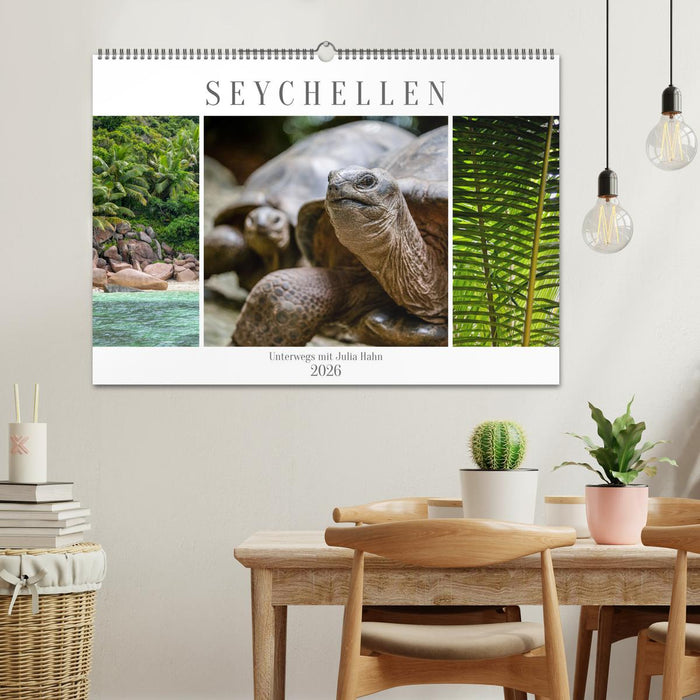 Seychellen - unterwegs mit Julia Hahn (CALVENDO Wandkalender 2026)