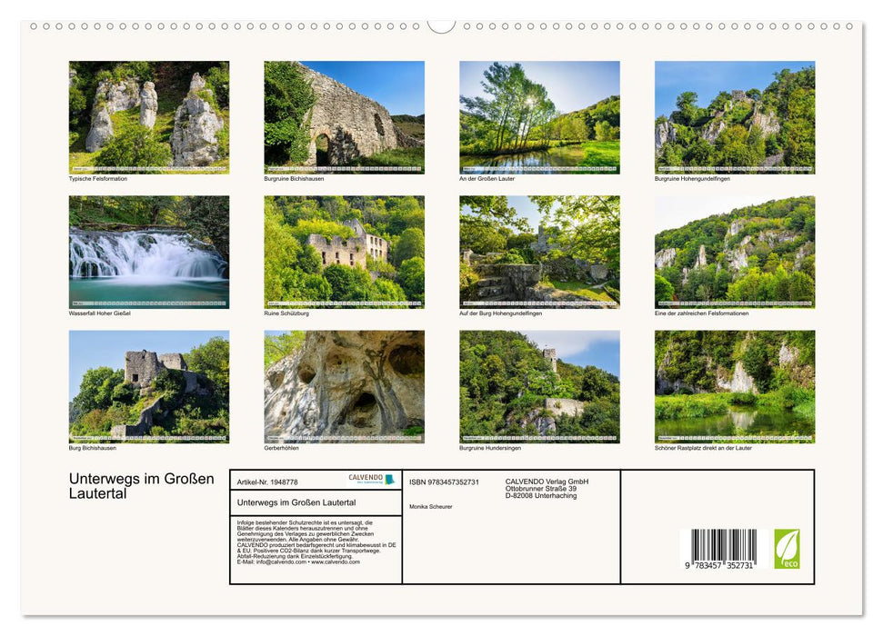 Unterwegs im Großen Lautertal (CALVENDO Premium Wandkalender 2026)