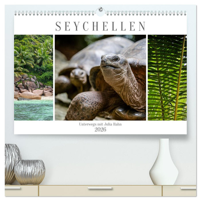 Seychellen - unterwegs mit Julia Hahn (CALVENDO Premium Wandkalender 2026)