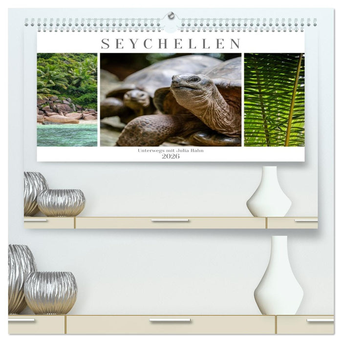 Seychellen - unterwegs mit Julia Hahn (CALVENDO Premium Wandkalender 2026)