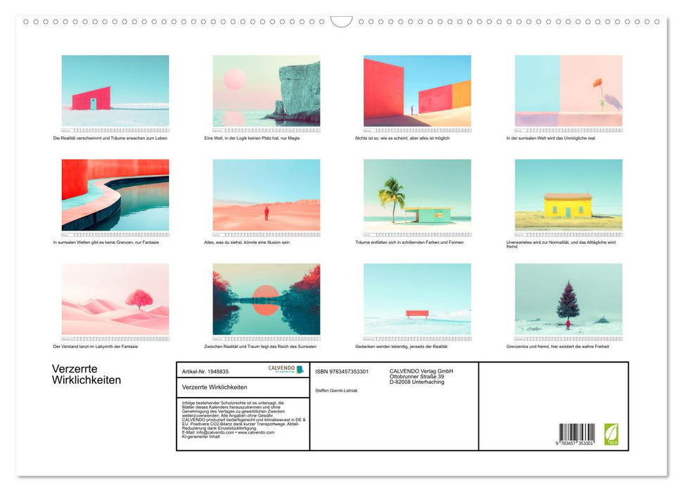 Verzerrte Wirklichkeiten (CALVENDO Wandkalender 2026)