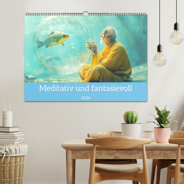 Meditativ und fantasievoll (CALVENDO Wandkalender 2026)