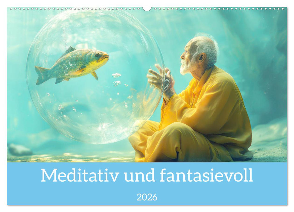 Meditativ und fantasievoll (CALVENDO Wandkalender 2026)
