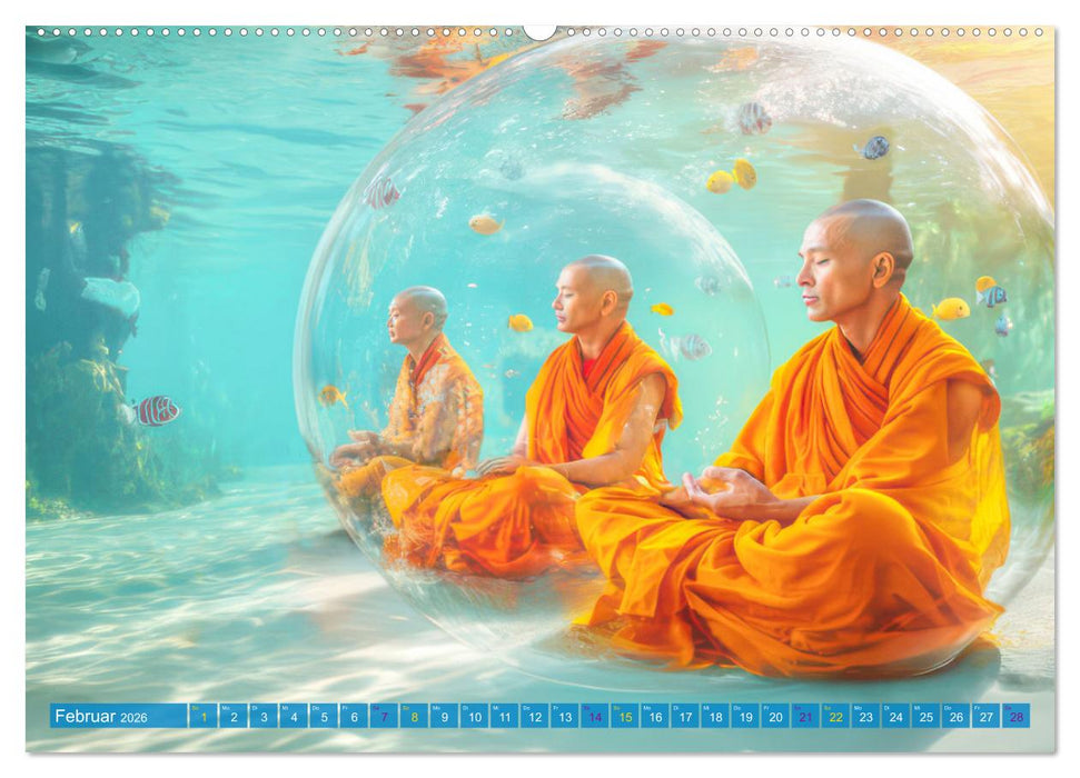 Meditativ und fantasievoll (CALVENDO Wandkalender 2026)