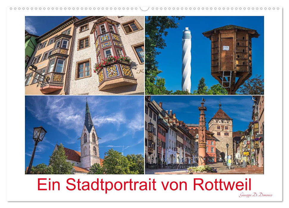 Ein Stadtportrait von Rottweil (CALVENDO Wandkalender 2026)