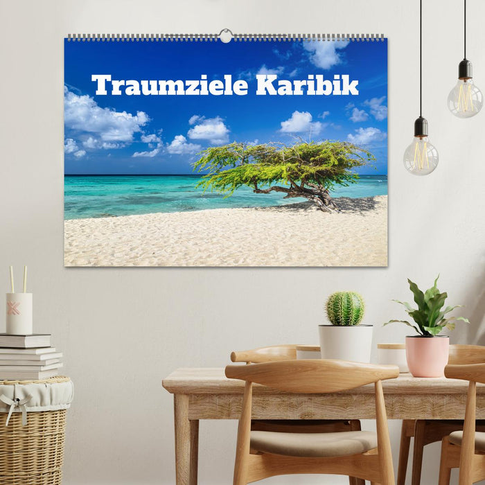 Traumziele Karibik (CALVENDO Wandkalender 2026)