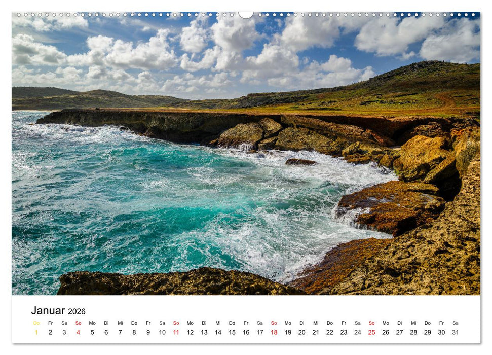 Traumziele Karibik (CALVENDO Wandkalender 2026)