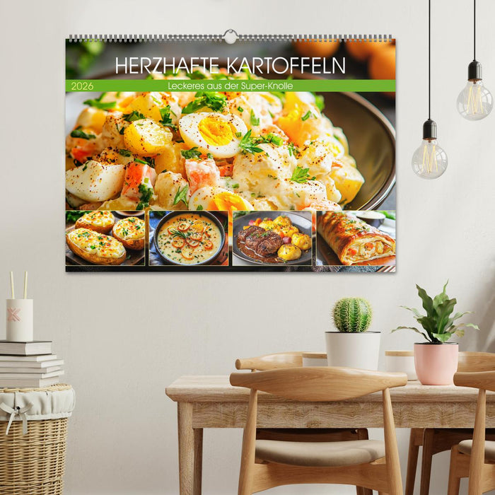 Herzhafte Kartoffeln. Leckeres aus der Super-Knolle (CALVENDO Wandkalender 2026)