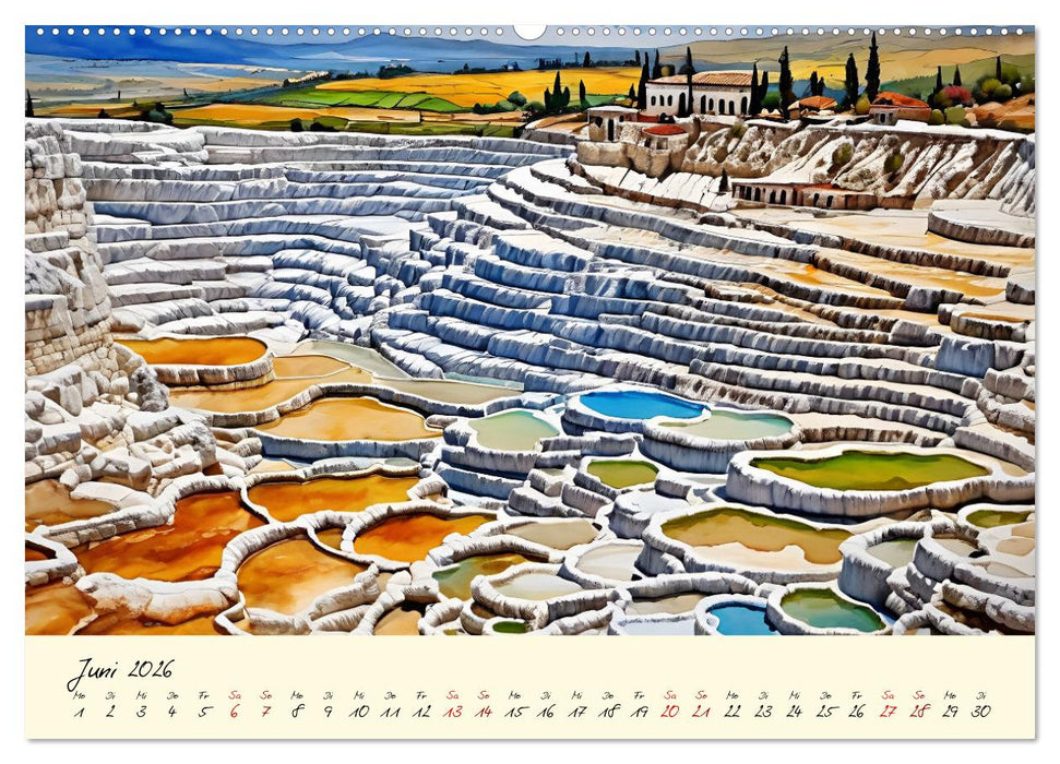 Türkei - Land auf zwei Kontinenten (CALVENDO Wandkalender 2026)