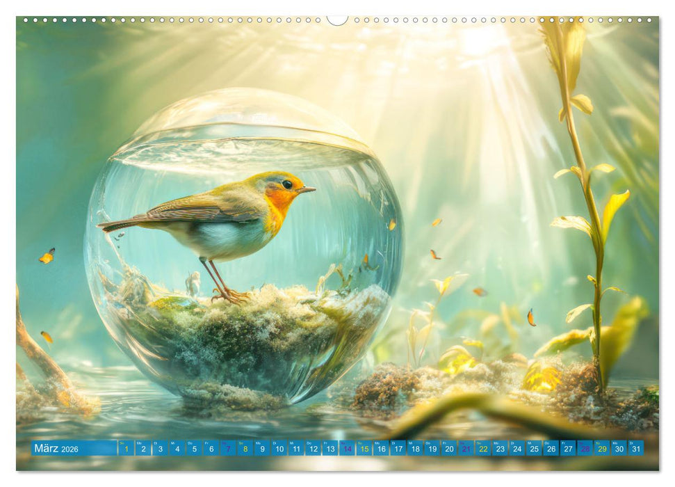 Meditativ und fantasievoll (CALVENDO Premium Wandkalender 2026)