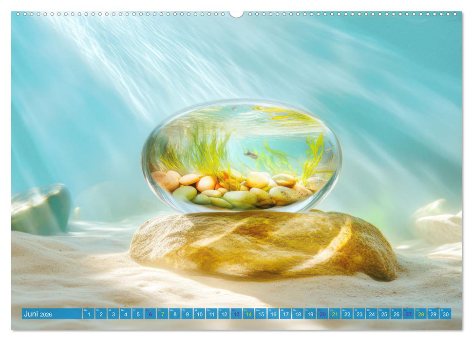 Meditativ und fantasievoll (CALVENDO Premium Wandkalender 2026)