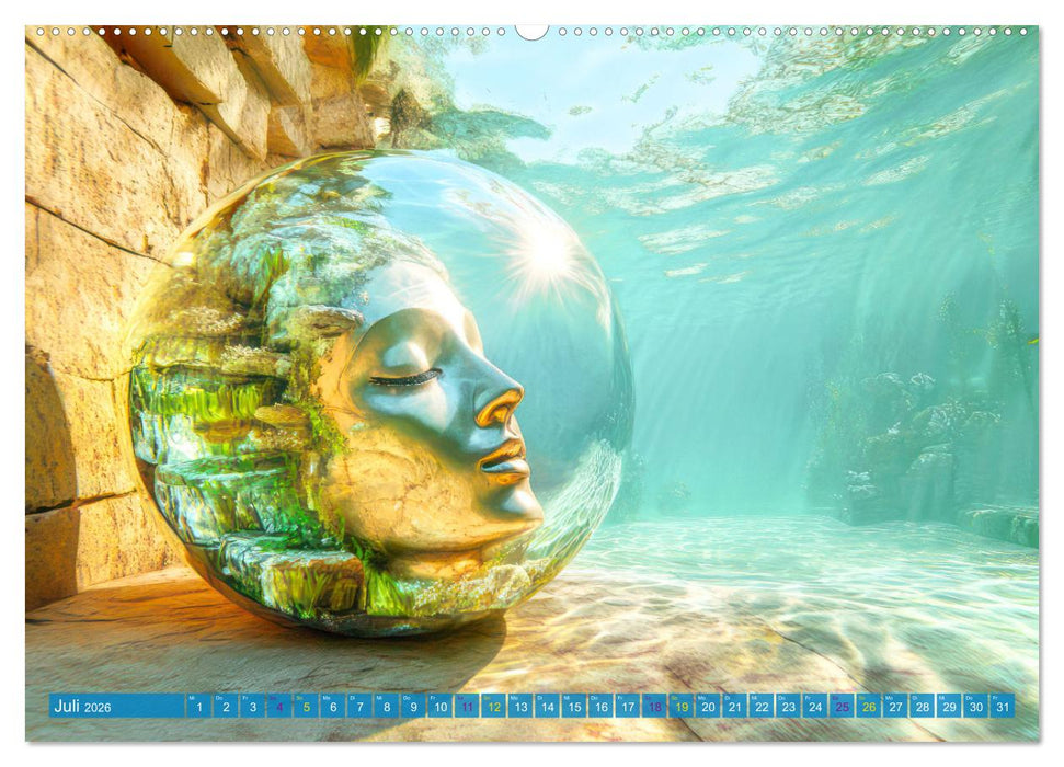 Meditativ und fantasievoll (CALVENDO Premium Wandkalender 2026)