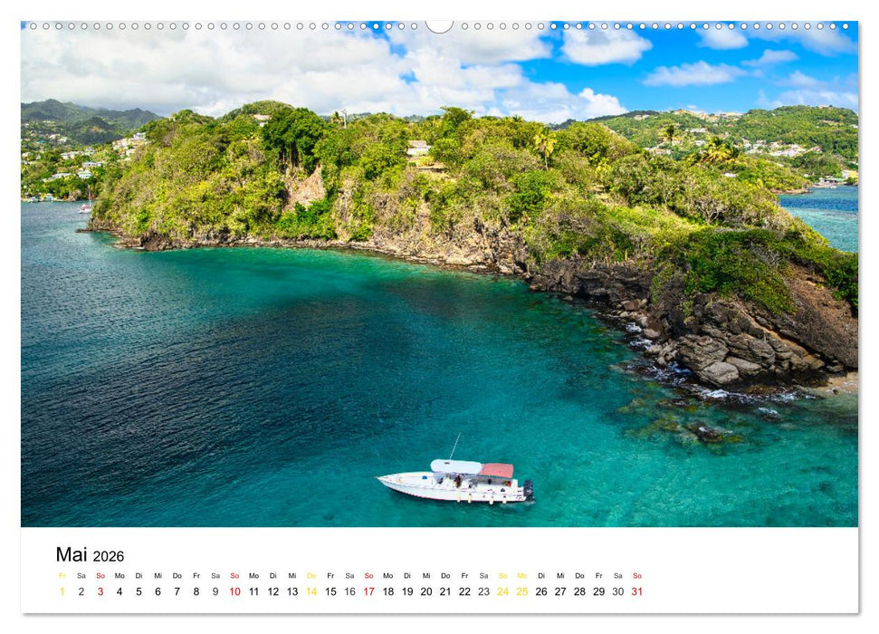 Traumziele Karibik (CALVENDO Premium Wandkalender 2026)