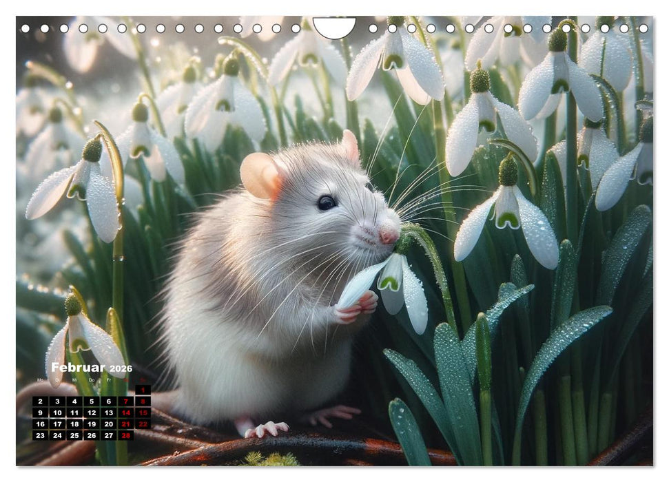 Lustige Ratten (CALVENDO Wandkalender 2026)
