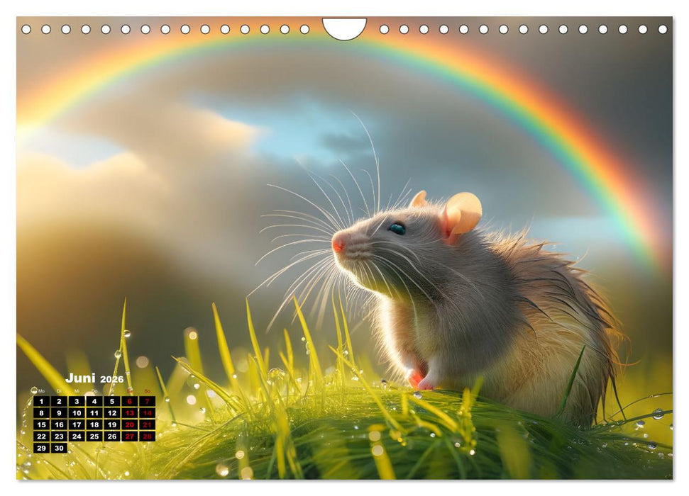 Lustige Ratten (CALVENDO Wandkalender 2026)