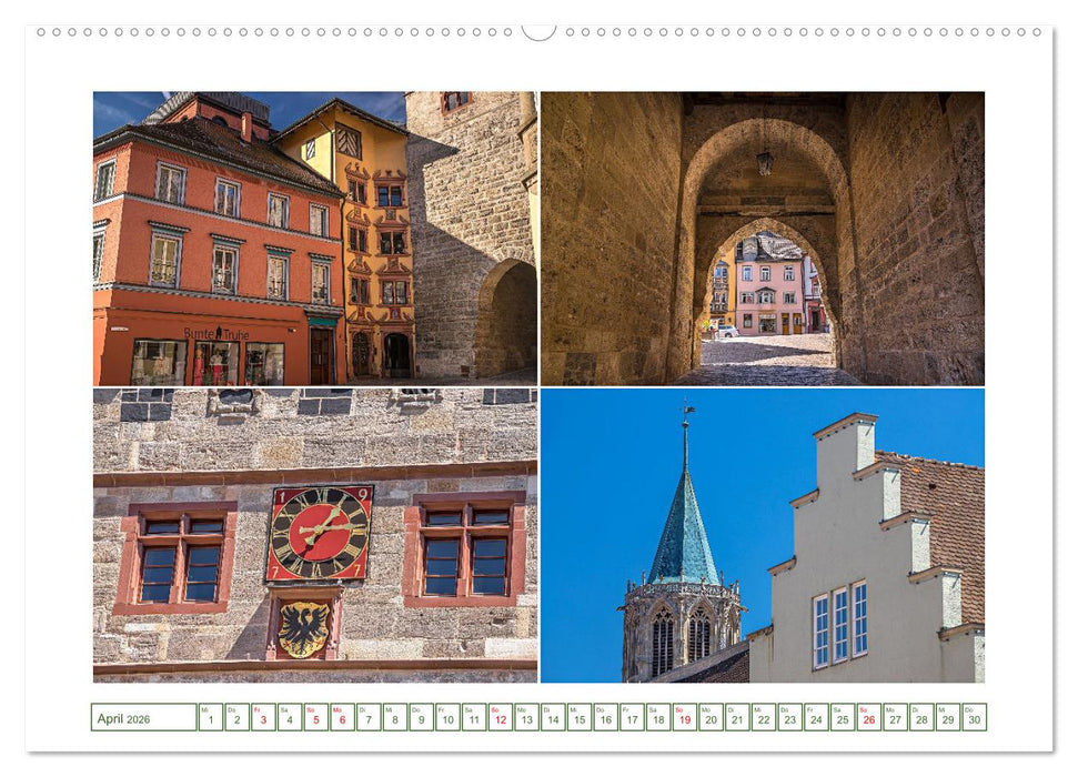 Ein Stadtportrait von Rottweil (CALVENDO Premium Wandkalender 2026)