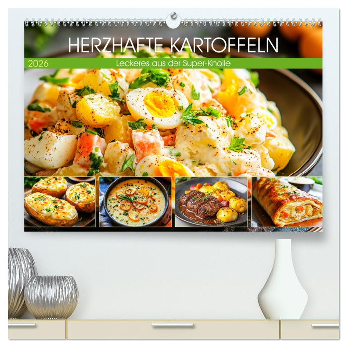 Herzhafte Kartoffeln. Leckeres aus der Super-Knolle (CALVENDO Premium Wandkalender 2026)