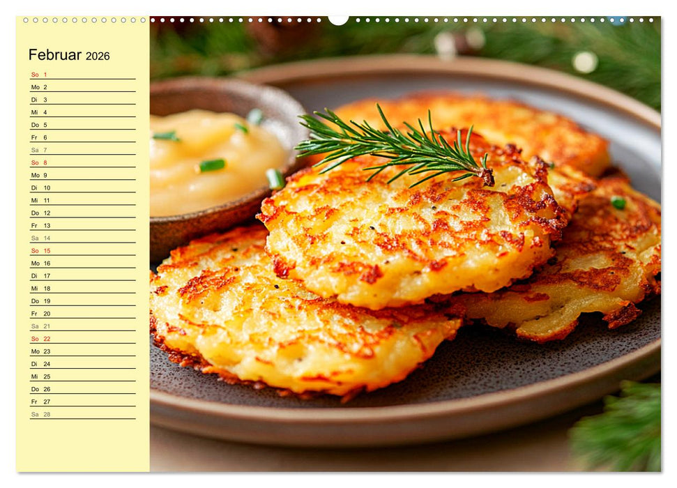 Herzhafte Kartoffeln. Leckeres aus der Super-Knolle (CALVENDO Premium Wandkalender 2026)