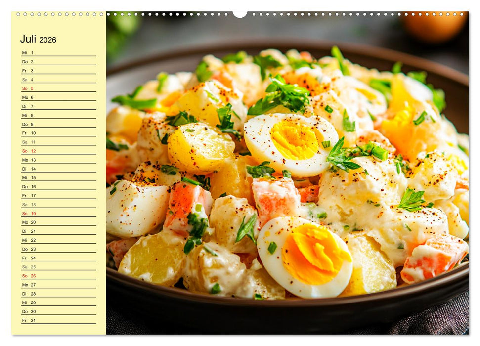 Herzhafte Kartoffeln. Leckeres aus der Super-Knolle (CALVENDO Premium Wandkalender 2026)