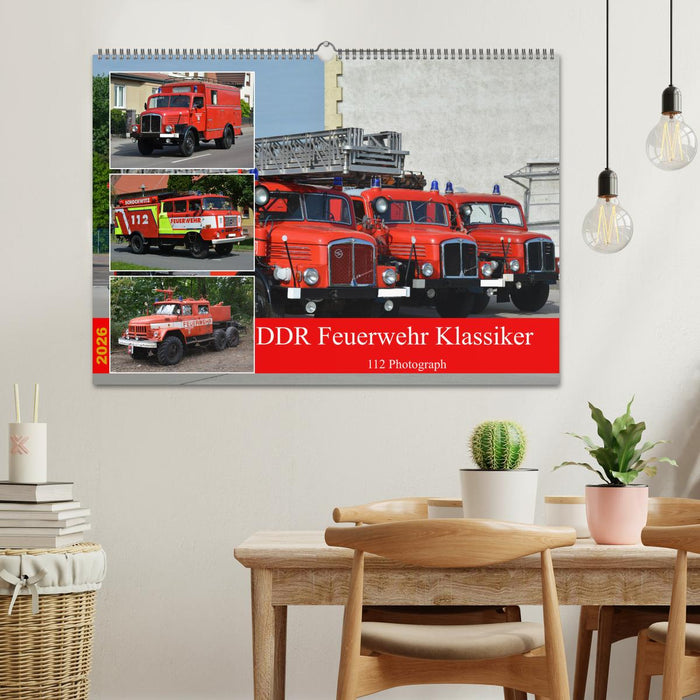 DDR Feuerwehr Klassiker (CALVENDO Wandkalender 2026)