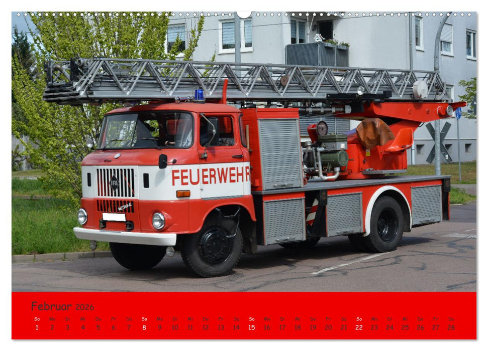 DDR Feuerwehr Klassiker (CALVENDO Wandkalender 2026)