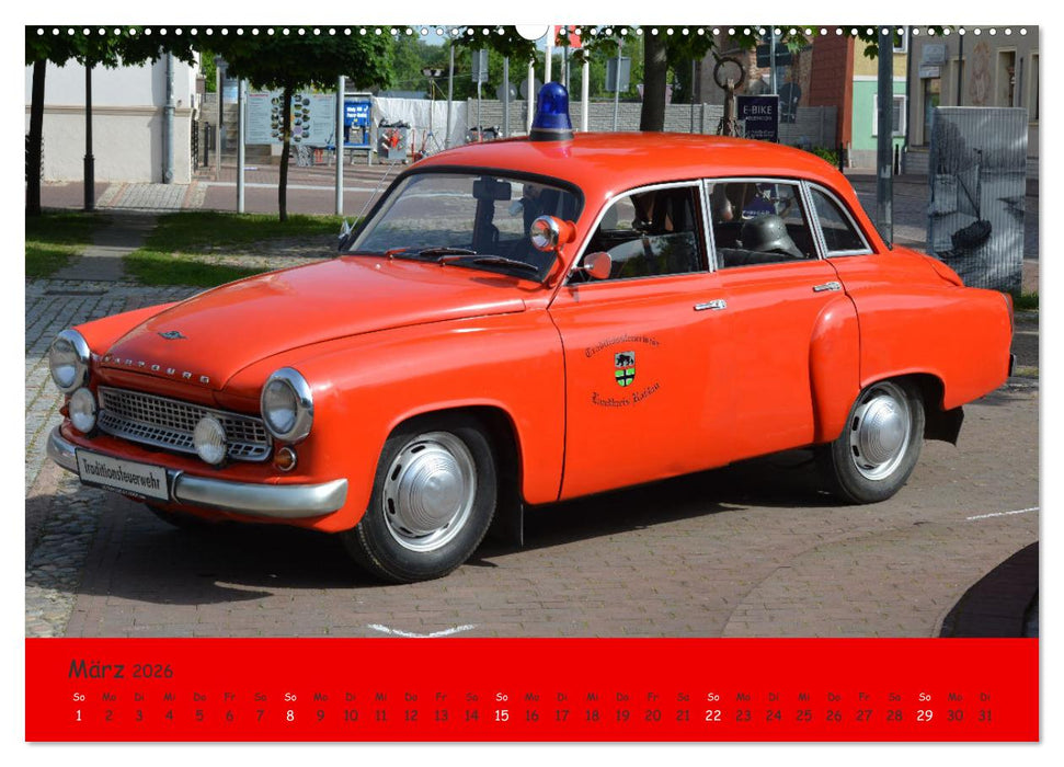 DDR Feuerwehr Klassiker (CALVENDO Wandkalender 2026)