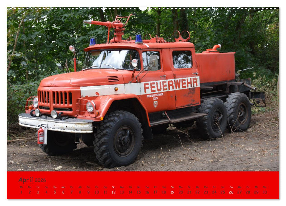 DDR Feuerwehr Klassiker (CALVENDO Wandkalender 2026)