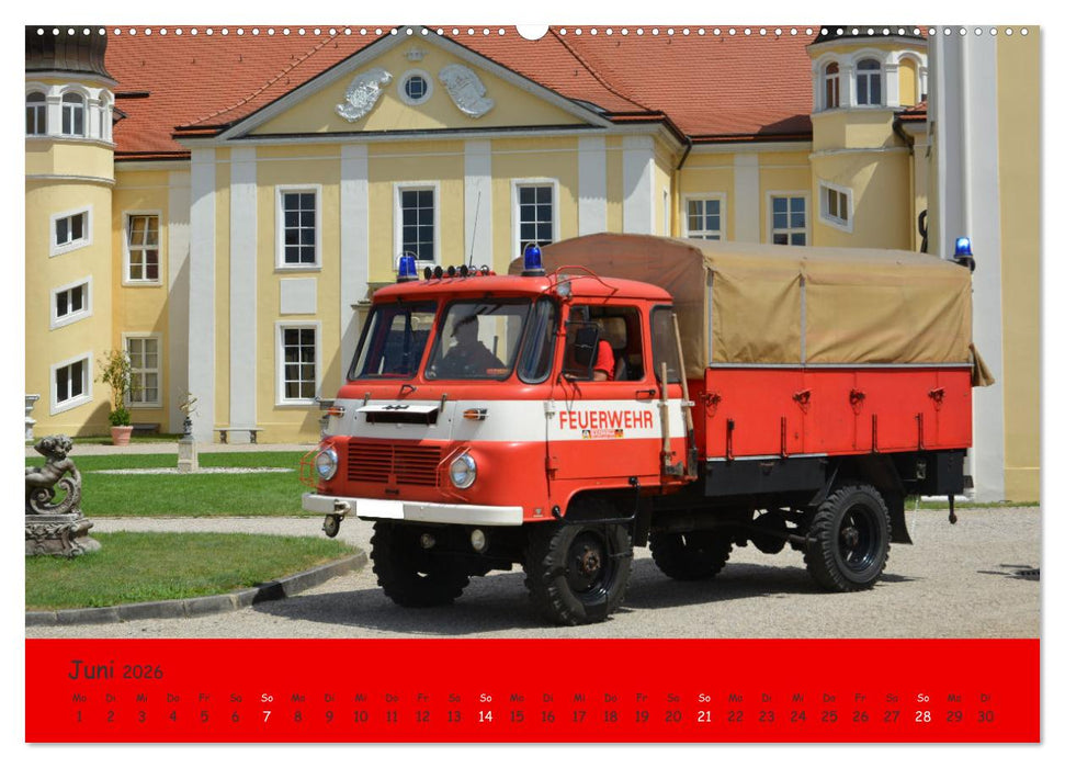 DDR Feuerwehr Klassiker (CALVENDO Wandkalender 2026)
