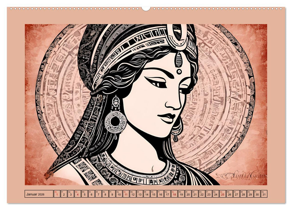 Frauenbilder im Wandel der Zeiten (CALVENDO Wandkalender 2026)