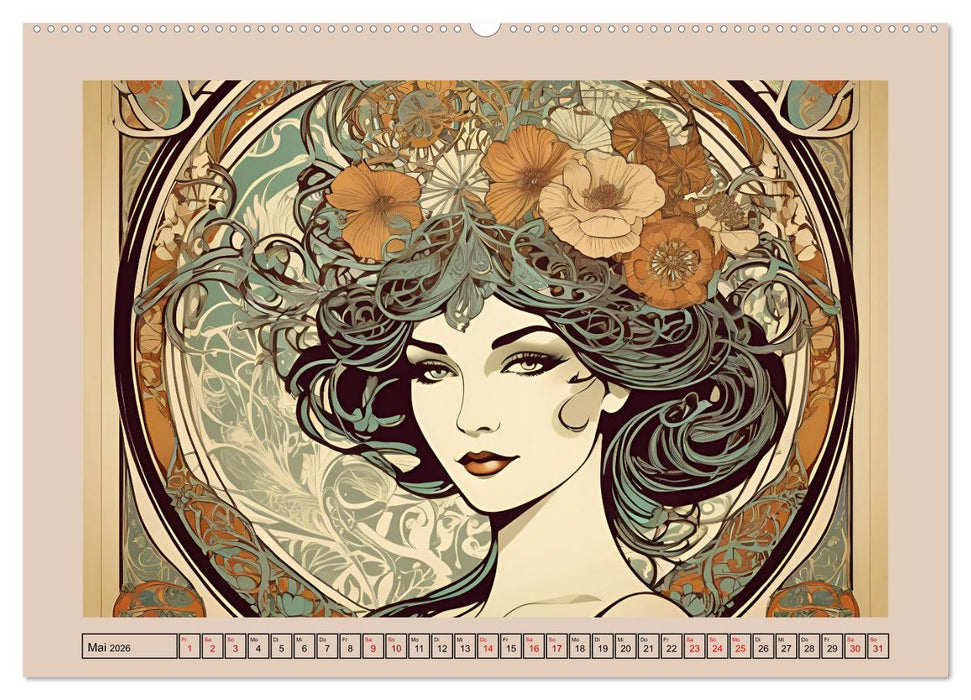 Frauenbilder im Wandel der Zeiten (CALVENDO Wandkalender 2026)