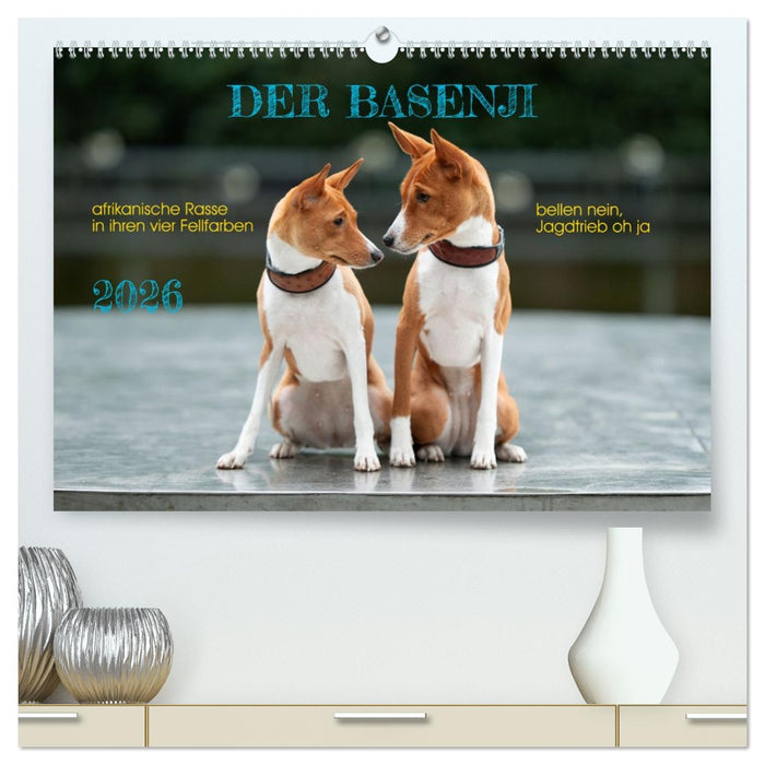 Der Basenji (CALVENDO Premium Wandkalender 2026)