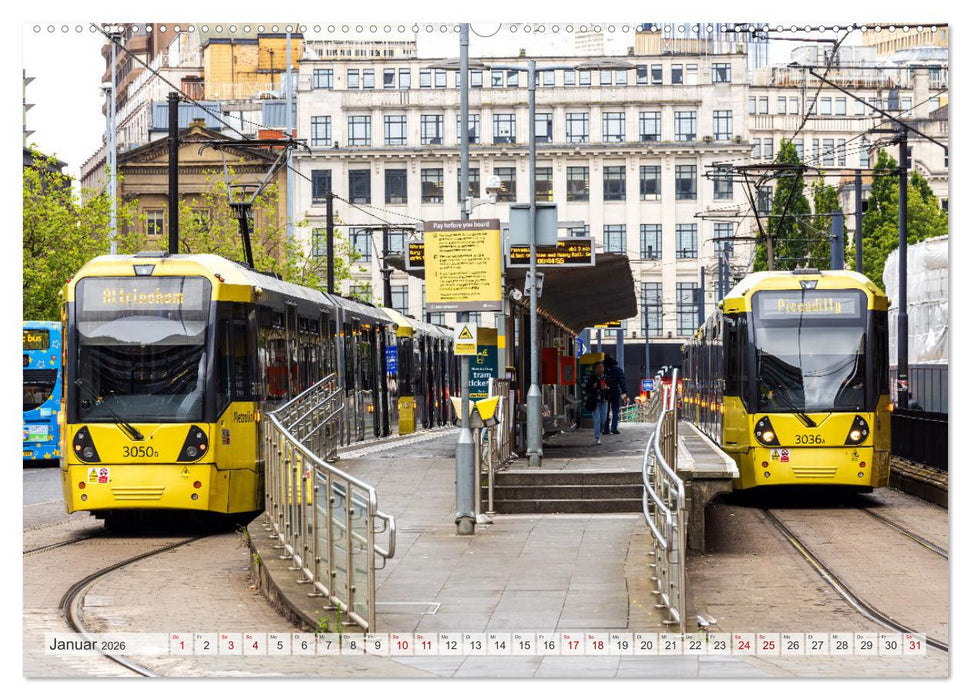 Faszination Manchester (CALVENDO Premium Wandkalender 2026)