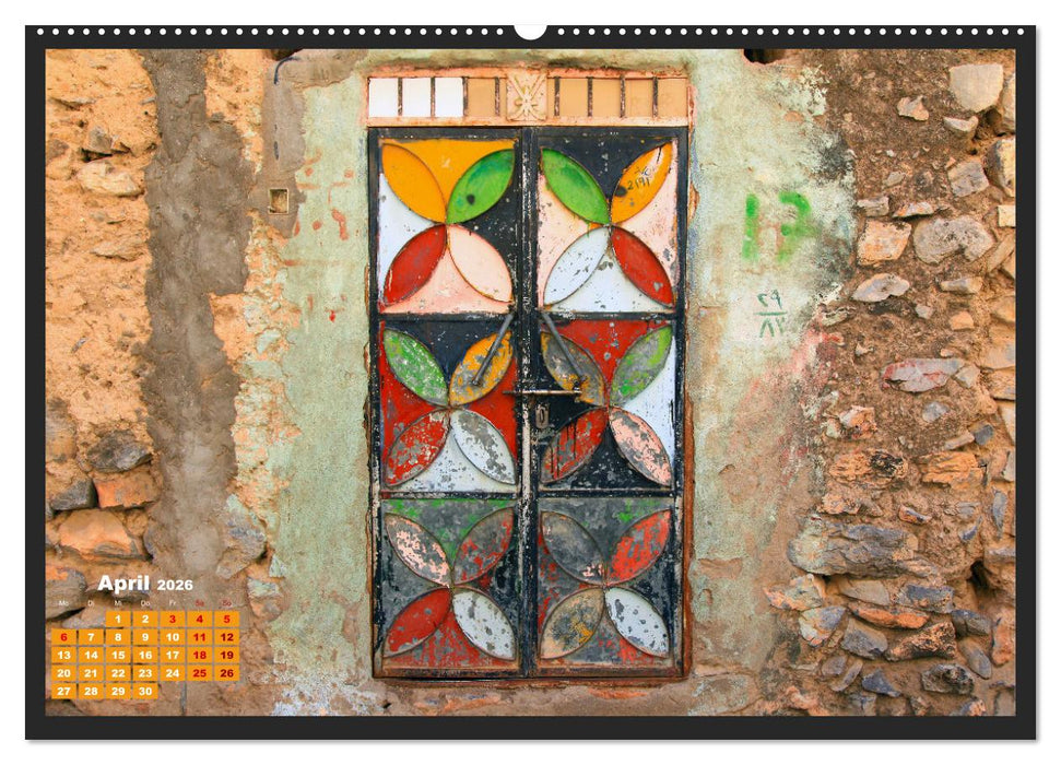 OMAN - Farbenfrohe orientalische Türen (CALVENDO Premium Wandkalender 2026)