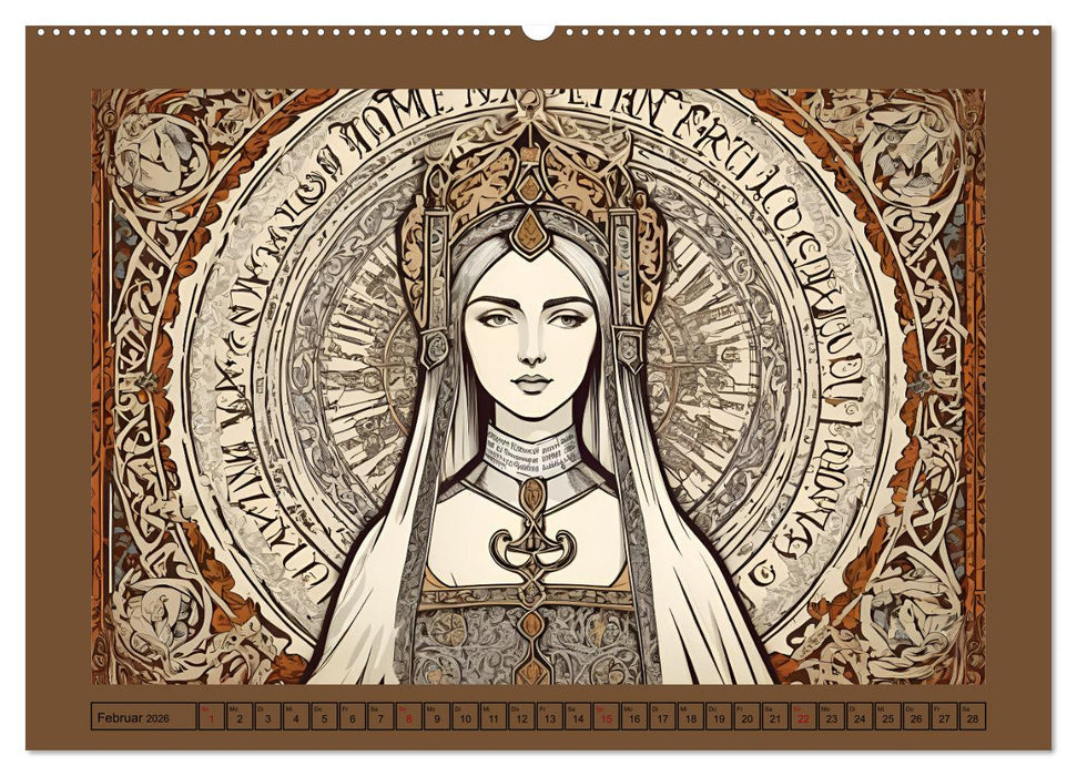 Frauenbilder im Wandel der Zeiten (CALVENDO Premium Wandkalender 2026)