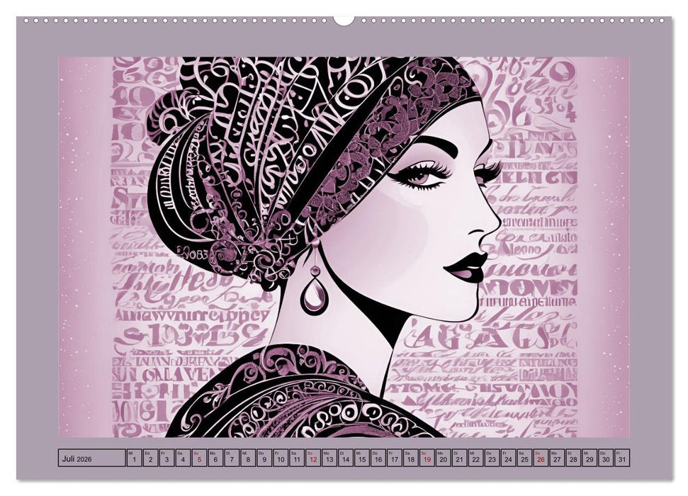 Frauenbilder im Wandel der Zeiten (CALVENDO Premium Wandkalender 2026)