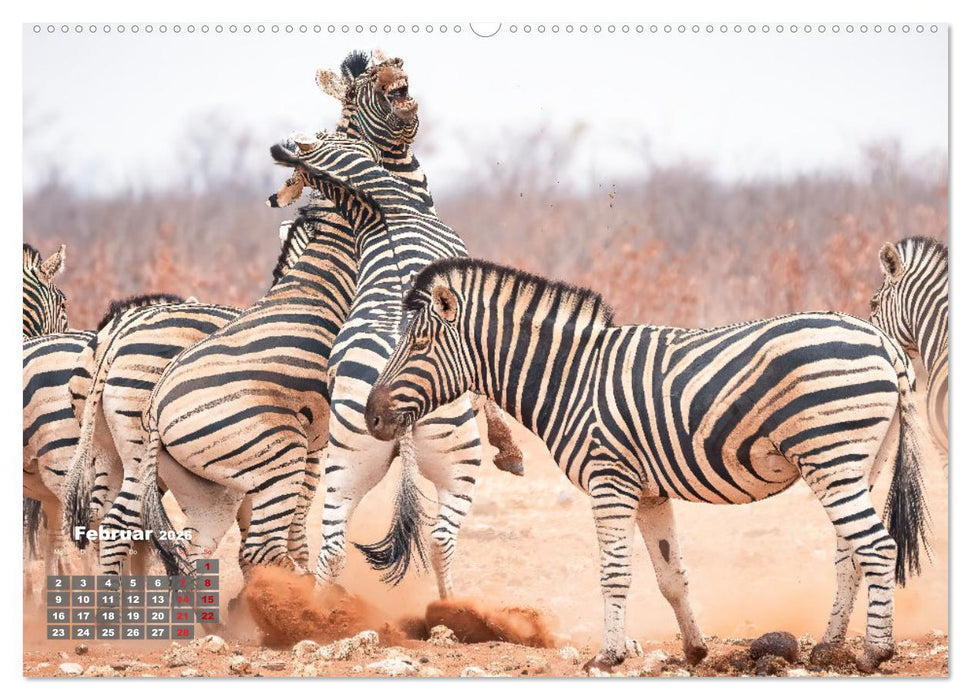 Action in der Savanne (CALVENDO Wandkalender 2026)