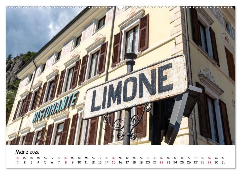 Limone sul Garda - Die Heimat der Zitrone am Gardasee (CALVENDO Wandkalender 2026)