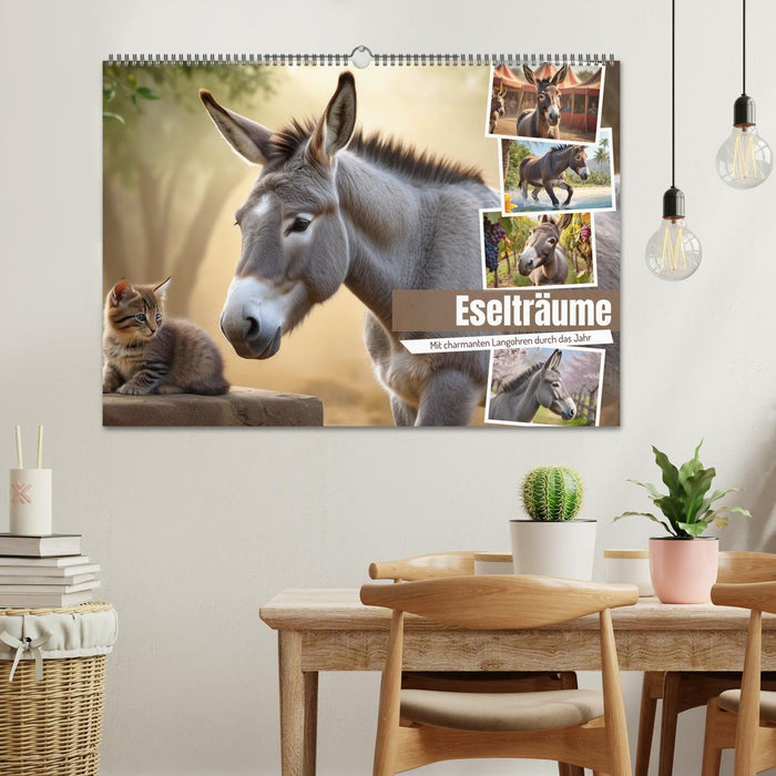 Eselträume (CALVENDO Wandkalender 2026)