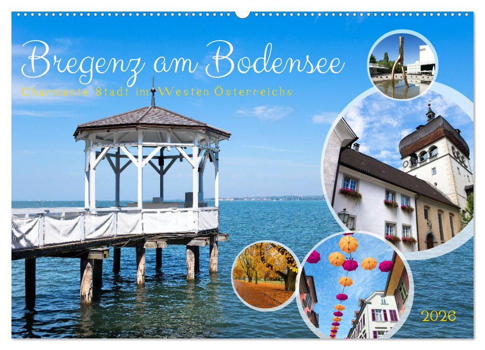 Bregenz am Bodensee (CALVENDO Wandkalender 2026)