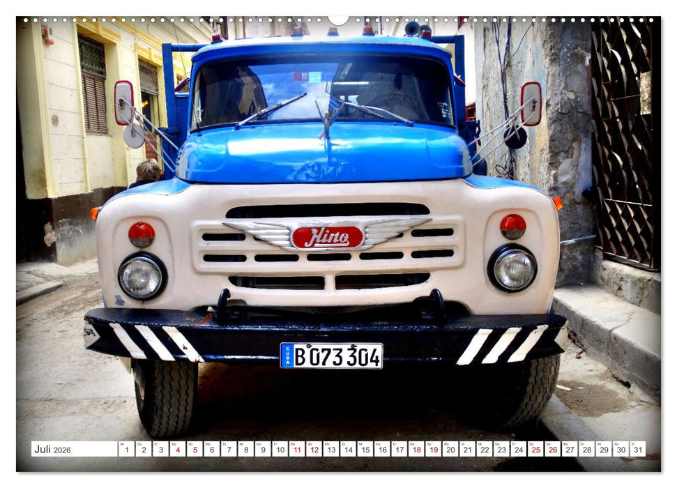Hino Trucks - Nutzfahrzeuge Made in Japan (CALVENDO Premium Wandkalender 2026)
