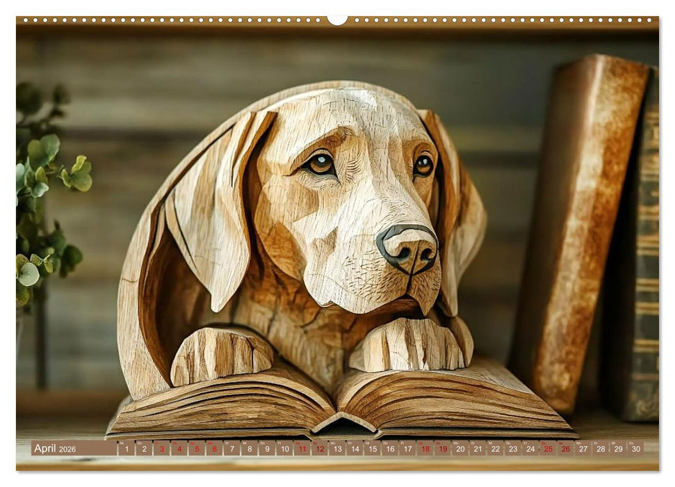 Wohnträume aus Holz (CALVENDO Premium Wandkalender 2026)